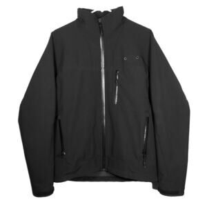 Grundens Mens Softshell Black Jacket Fishing Angling Wind Water Resistant Small